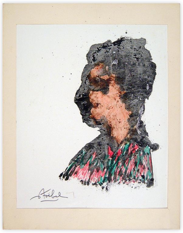 Catalogue raisonné, Edgar Stoëbel, profil de femme (buste) — 