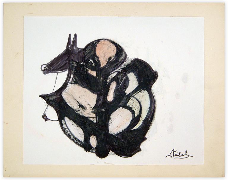 Catalogue raisonné, Edgar Stoëbel, abstract - "cheval" — 