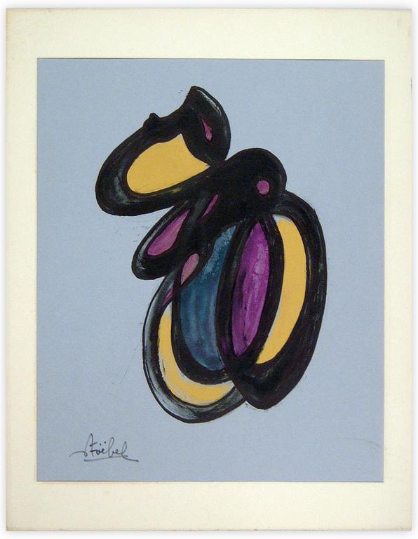 Catalogue raisonné, Edgar Stoëbel, abstract — 