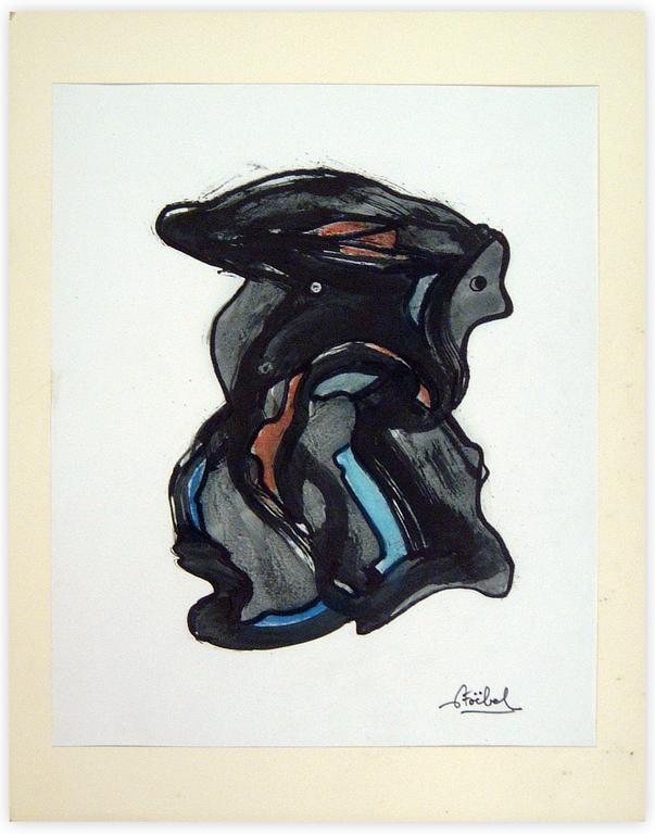 Catalogue raisonné, Edgar Stoëbel, abstract — 