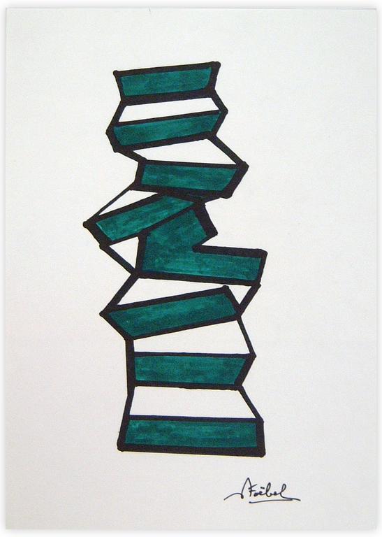 Catalogue raisonné, Edgar Stoëbel, Origamis - abtract — 