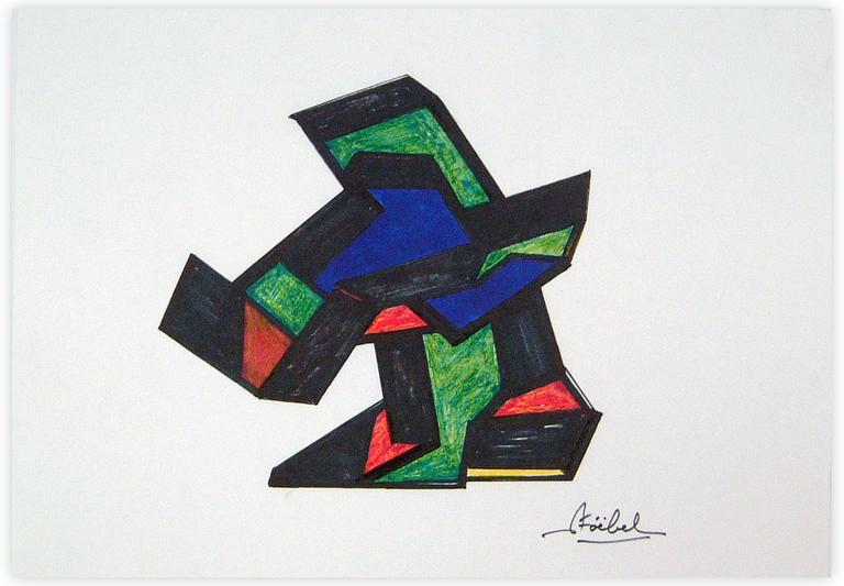Catalogue raisonné, Edgar Stoëbel, Origamis - abtract — 