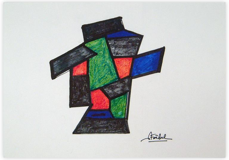 Catalogue raisonné, Edgar Stoëbel, Origamis - abtract — 