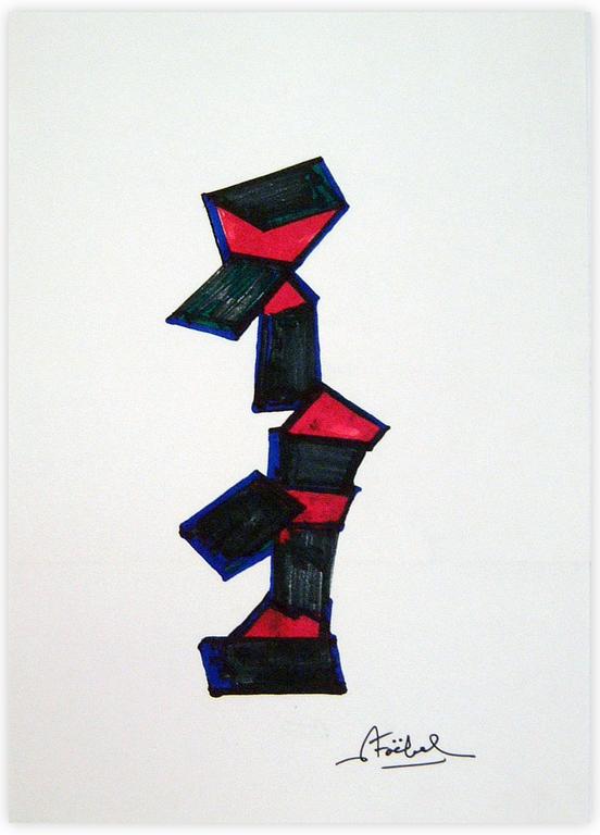 Catalogue raisonné, Edgar Stoëbel, Origamis - abtract — 