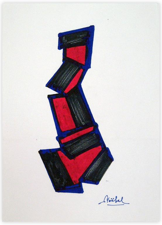 Catalogue raisonné, Edgar Stoëbel, Origamis - abtract — 