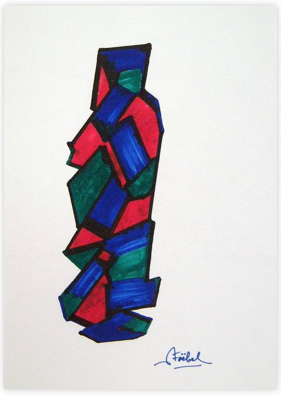 Catalogue raisonné, Edgar Stoëbel, Origamis - abtract — 