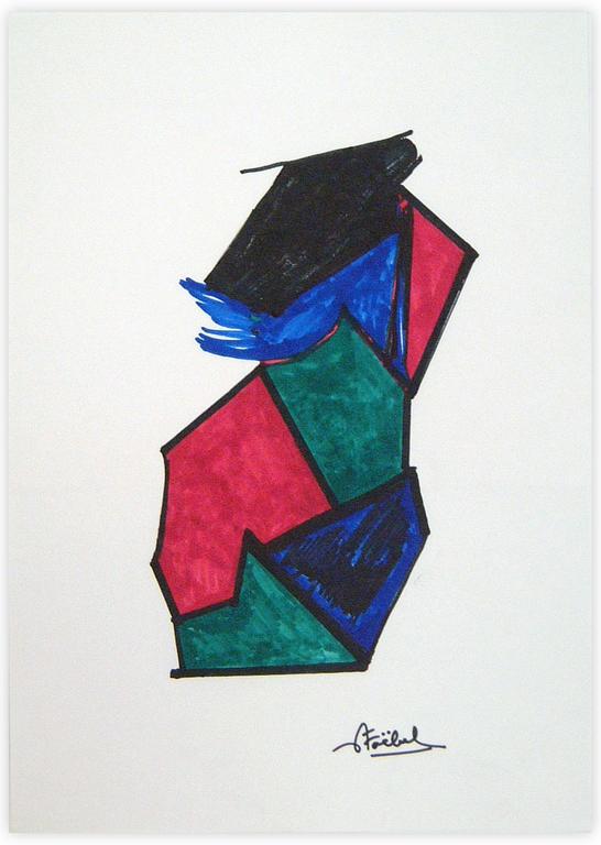 Catalogue raisonné, Edgar Stoëbel, Origamis - abtract — 