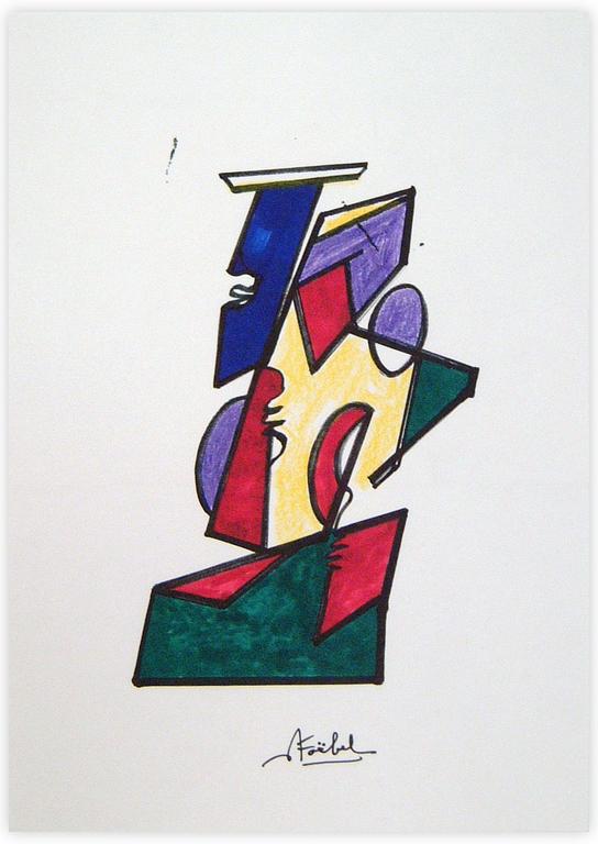 Catalogue raisonné, Edgar Stoëbel, Origamis - abtract — 