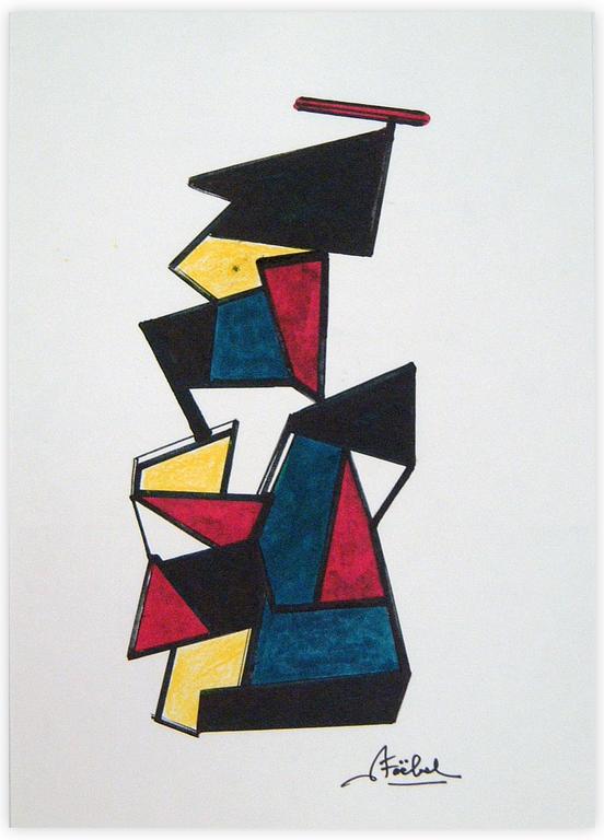 Catalogue raisonné, Edgar Stoëbel, Origamis - abtract — 