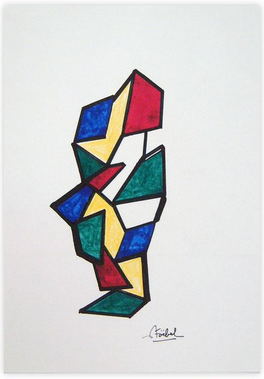 Catalogue raisonné, Edgar Stoëbel, Origamis - abtract — 