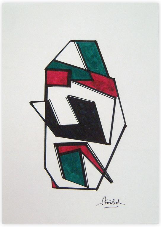 Catalogue raisonné, Edgar Stoëbel, Origamis - abtract — 