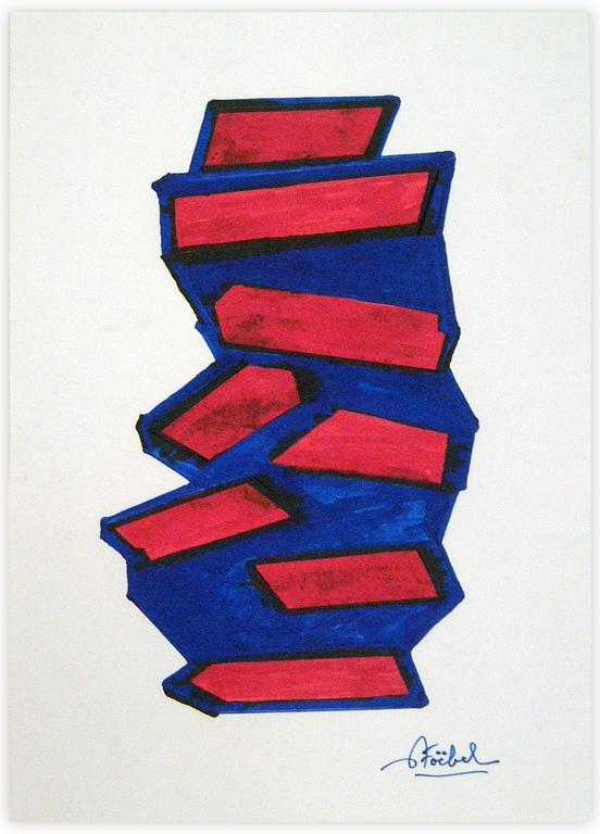 Catalogue raisonné, Edgar Stoëbel, Origamis - abtract — 