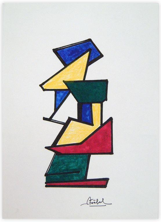 Catalogue raisonné, Edgar Stoëbel, Origamis - abtract — 