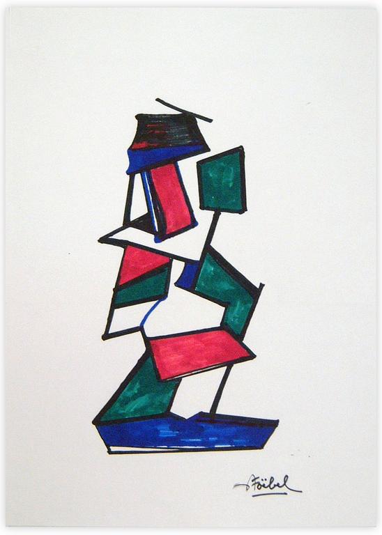 Catalogue raisonné, Edgar Stoëbel, Origamis - abtract — 