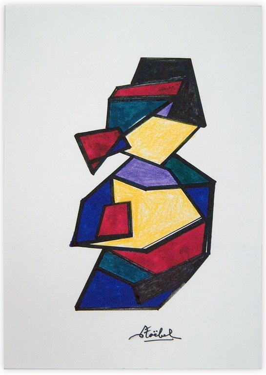 Catalogue raisonné, Edgar Stoëbel, Origamis - abtract — 