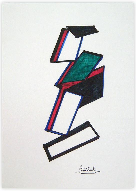 Catalogue raisonné, Edgar Stoëbel, Origamis - abtract — 