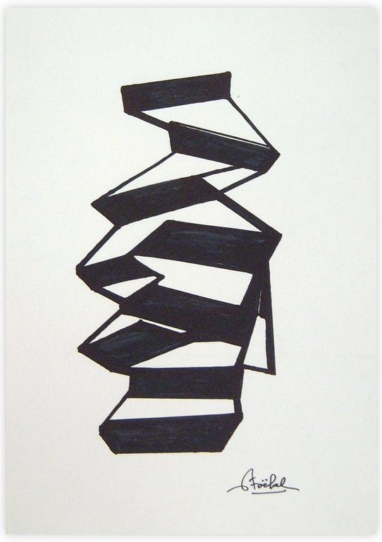 Catalogue raisonné, Edgar Stoëbel, Origamis - abtract — 