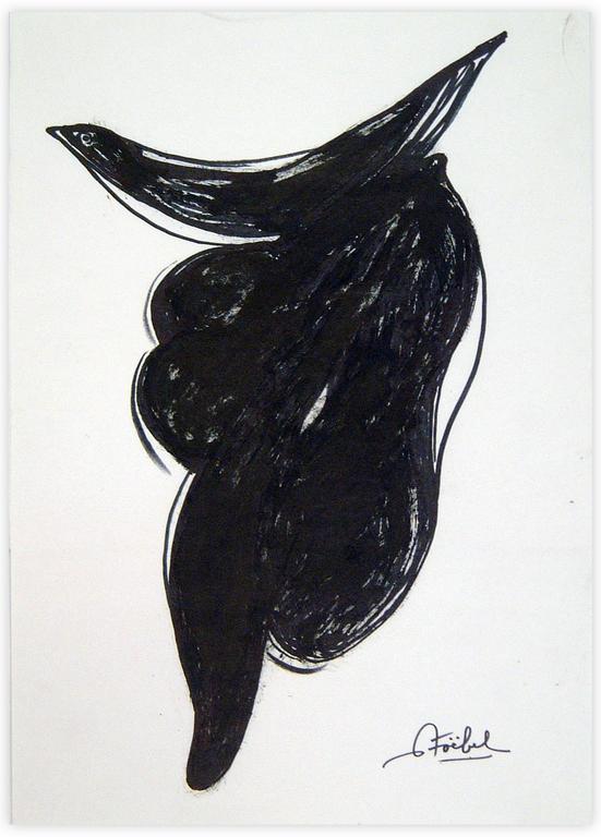 Catalogue raisonné, Edgar Stoëbel, abstract bird — 