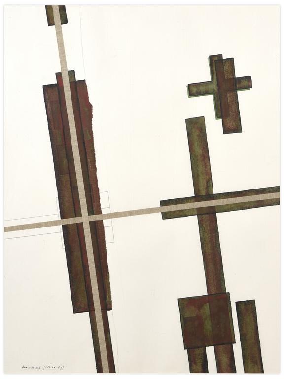 Catalogue raisonné, Henri Maccheroni, L'Espace Malévitch, Série Archéologies bronze - circa 1987