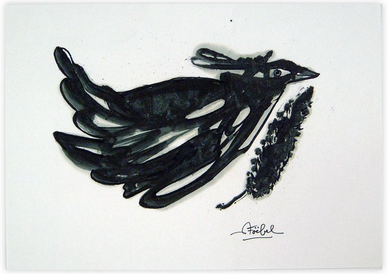 Catalogue raisonné, Edgar Stoëbel, abstract bird — 