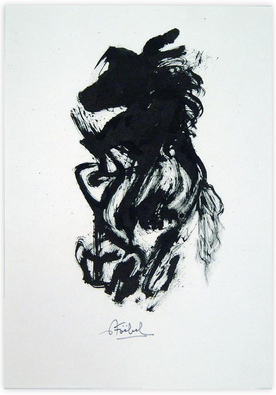 Catalogue raisonné, Edgar Stoëbel, abstract horse — 