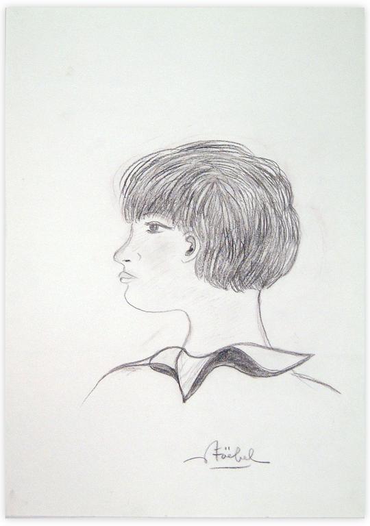 Catalogue raisonné, Edgar Stoëbel, portrait de femme (buste) — 