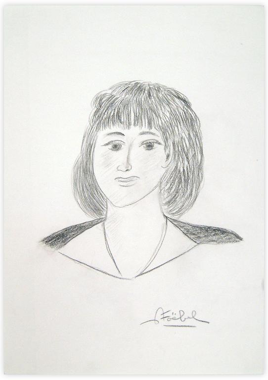 Catalogue raisonné, Edgar Stoëbel, portrait de femme (buste) — 