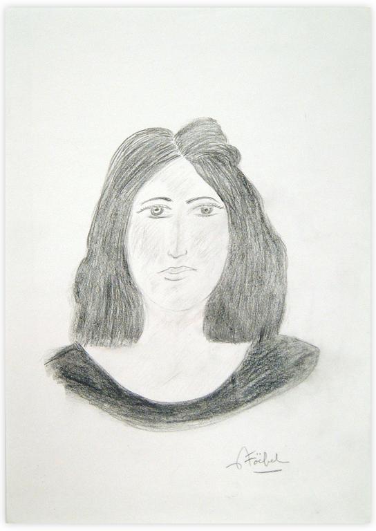 Catalogue raisonné, Edgar Stoëbel, portrait de femme (buste) — 