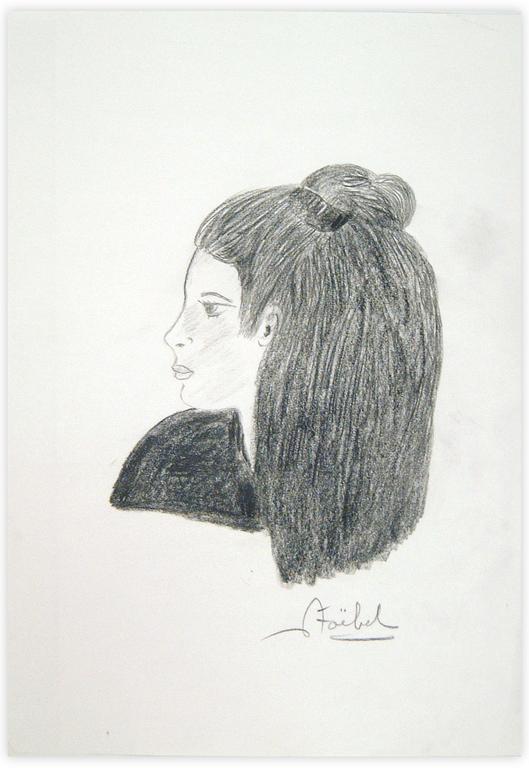 Catalogue raisonné, Edgar Stoëbel, portrait de femme (buste) — 