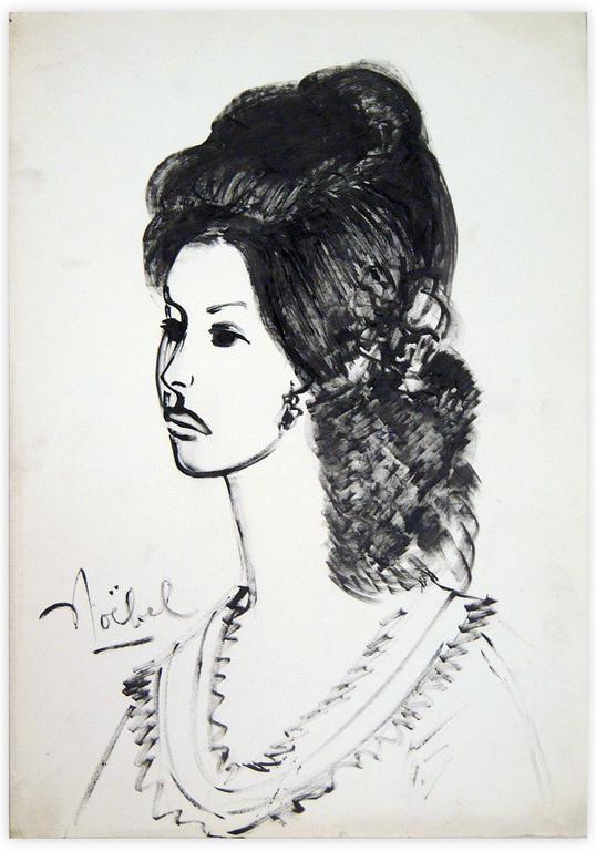 Catalogue raisonné, Edgar Stoëbel, portrait de femme (buste) — 