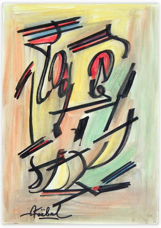Catalogue raisonné, Edgar Stoëbel, abstract — 