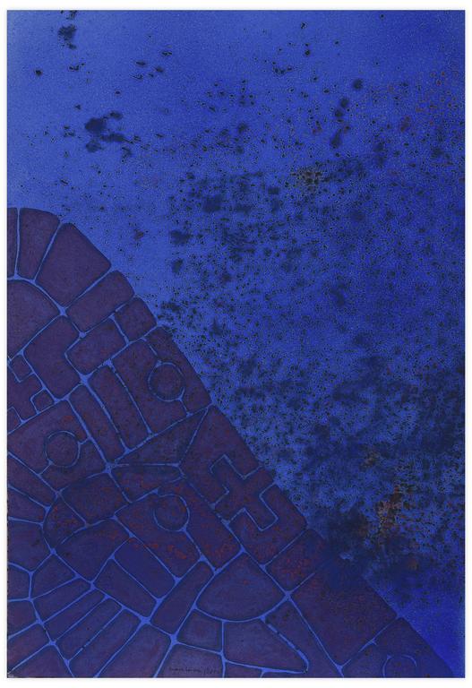 Catalogue raisonné, Henri Maccheroni, Archéologie bleue - circa 1972