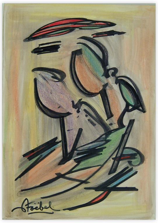 Catalogue raisonné, Edgar Stoëbel, abstract — 