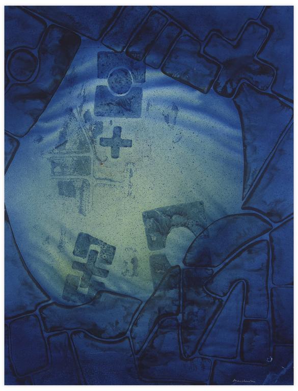 Catalogue raisonné, Henri Maccheroni, L'Archéologie bleue - circa 1978