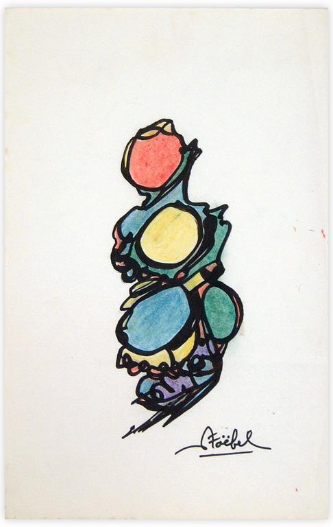 Catalogue raisonné, Edgar Stoëbel, abstract — 