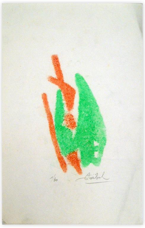 Catalogue raisonné, Edgar Stoëbel, abstract - épreuve impression 1/30 — 