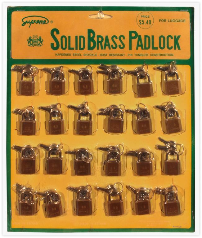 Jean-Jacques Lebel, Solid Brass Padlock