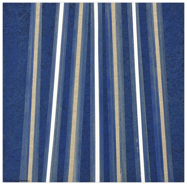 Catalogue raisonné, Henri Maccheroni, Pré- Égypte-bleu - 1979