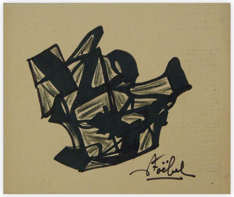 Catalogue raisonné, Edgar Stoëbel, abstract — 