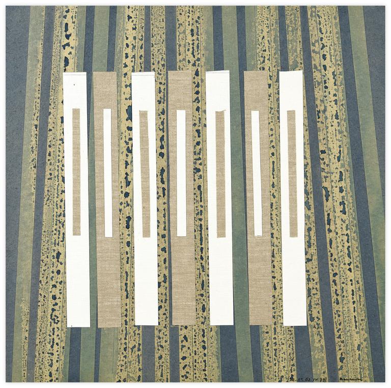 Catalogue raisonné, Henri Maccheroni, Pré- Égypte-bleu - 1979
