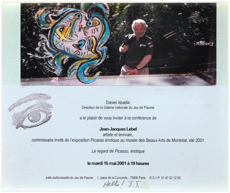 Jean-Jacques Lebel, Le Regard de Picasso, érotique - 2001