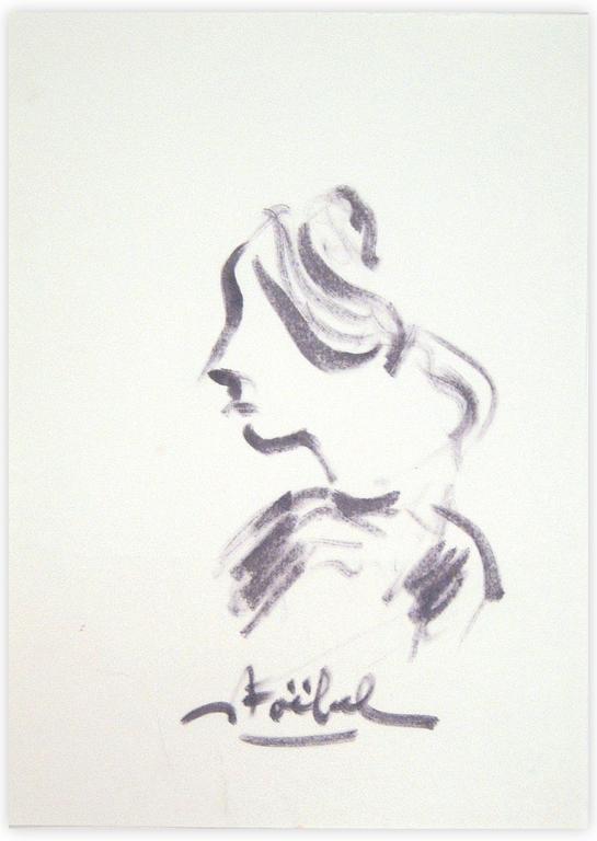 Catalogue raisonné, Edgar Stoëbel, "profil…" — 