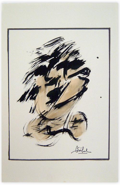 Catalogue raisonné, Edgar Stoëbel, abstract graphic — 