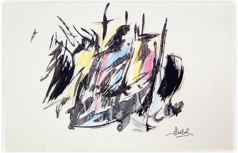 Catalogue raisonné, Edgar Stoëbel, abstract graphic — 