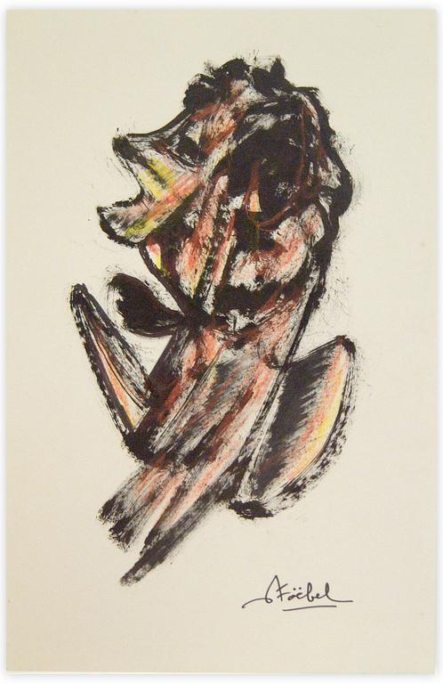 Catalogue raisonné, Edgar Stoëbel, abstract beast — 