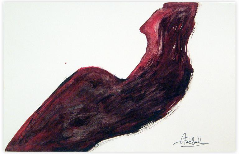 Catalogue raisonné, Edgar Stoëbel, shadow in red — 