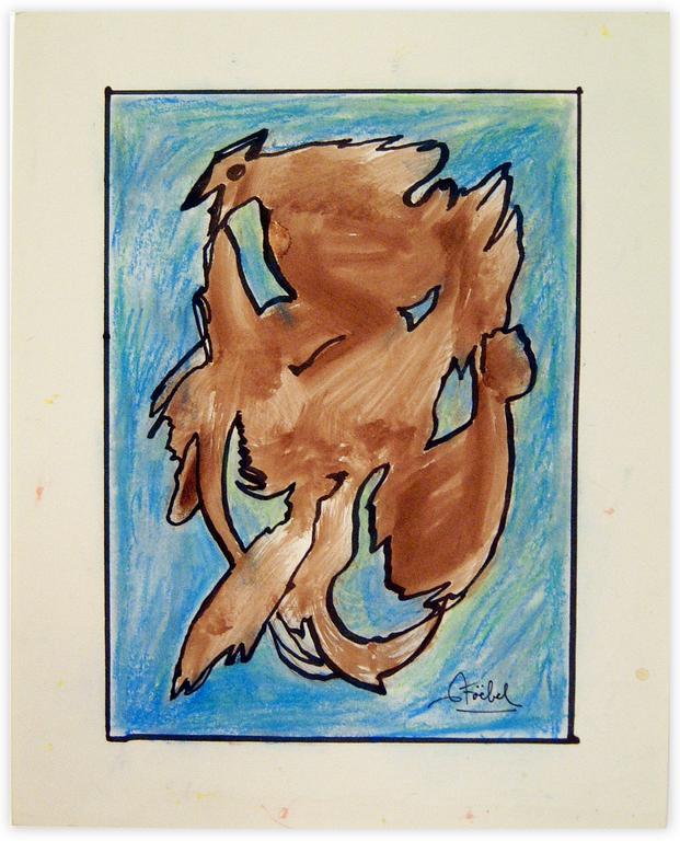 Catalogue raisonné, Edgar Stoëbel, abstract'n a bird — 