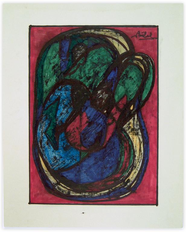 Catalogue raisonné, Edgar Stoëbel, abstract (vitrail) — 