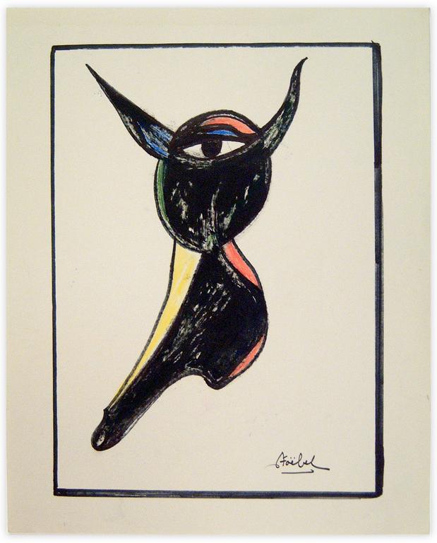 Catalogue raisonné, Edgar Stoëbel, abstract - L'œil — 
