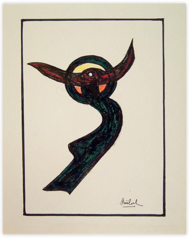 Catalogue raisonné, Edgar Stoëbel, abstract — 